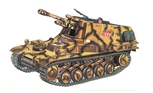 SD.KFZ 124 WESPE 1/72