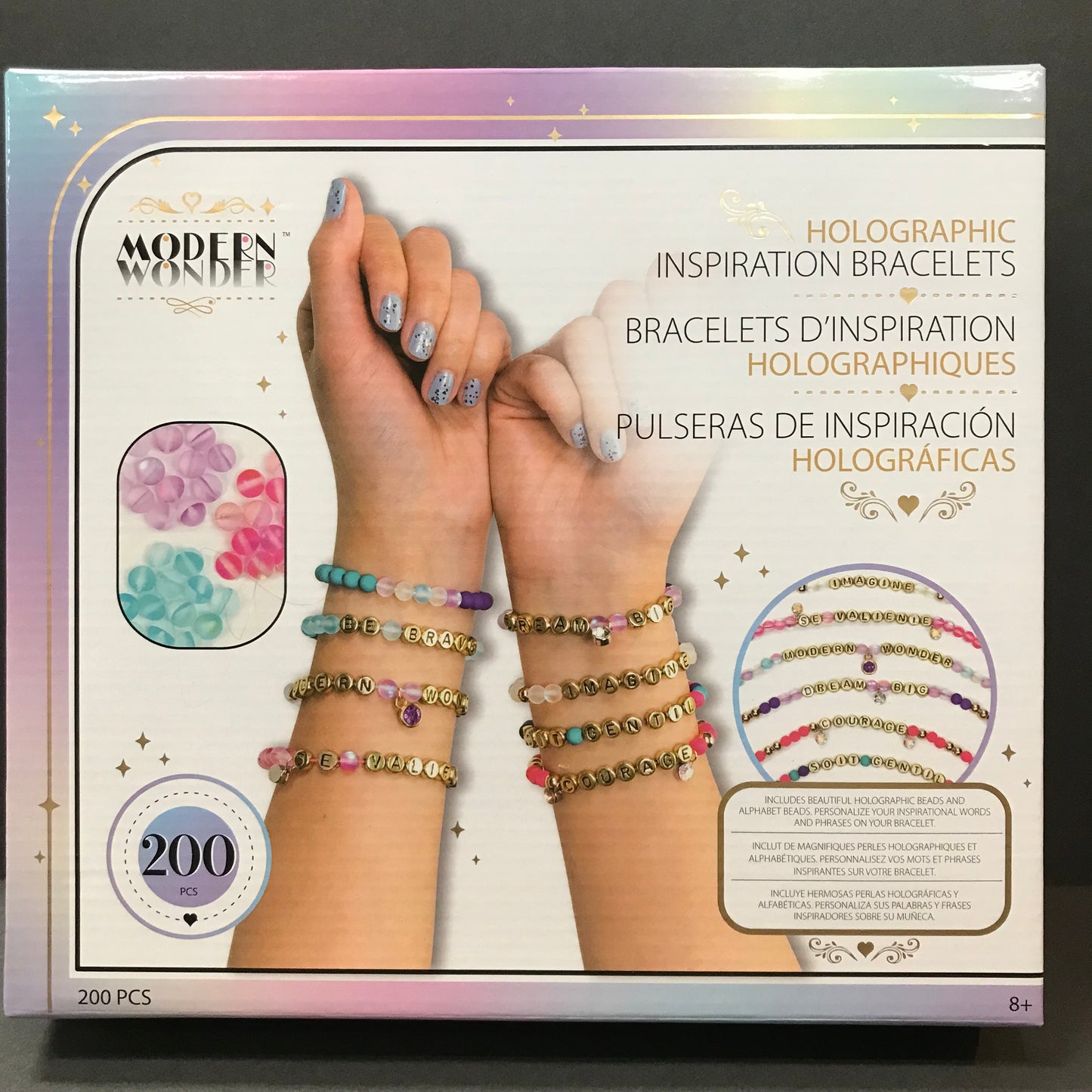 Holographic Inspiration Bracelets