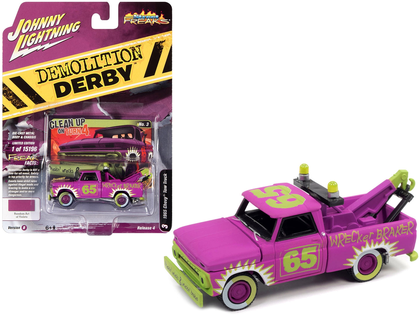 Chevy Tow Truck 1965 1/64 - Demolition Derby