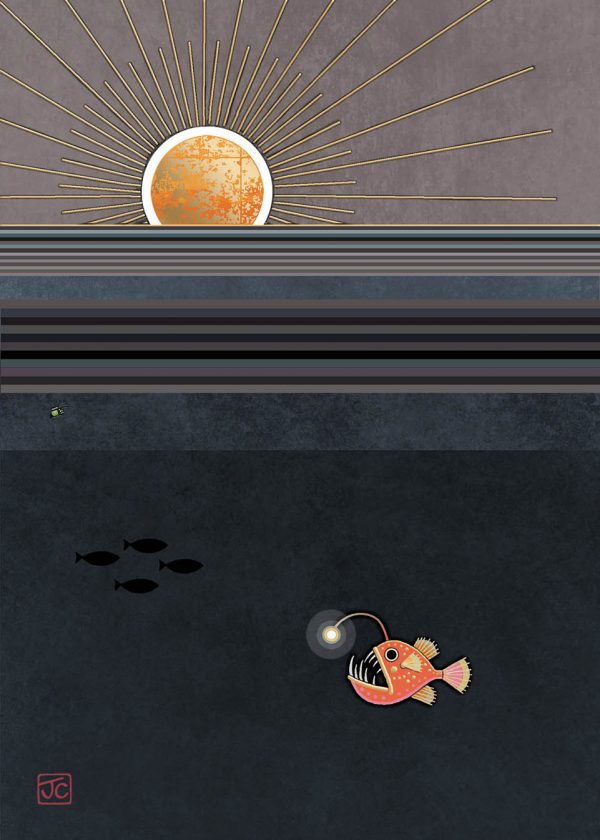 Scenic Fish Card