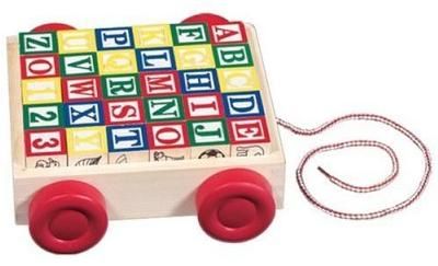 CLASSIC ABC/123 BLOCK CART