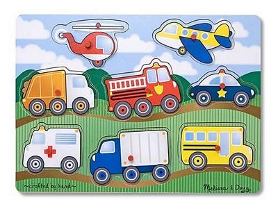 VEHICLES PEG PUZZLE