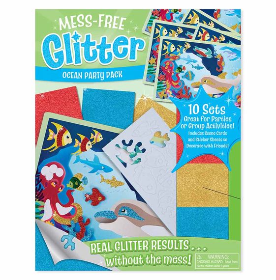 Mess Free Glitter Ocean Party Pack