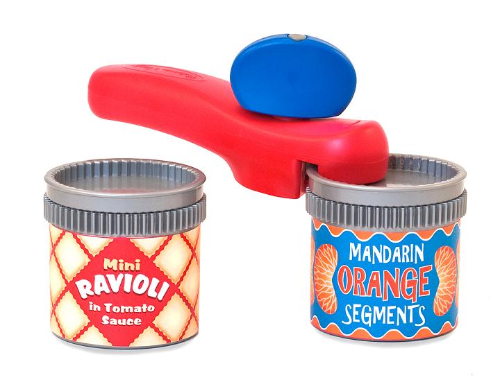 Working Can Opener & Cans
