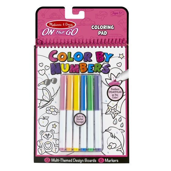 COLOR BY NUMBER PINK