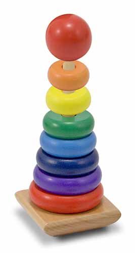 WOODEN RAINBOW STACKER