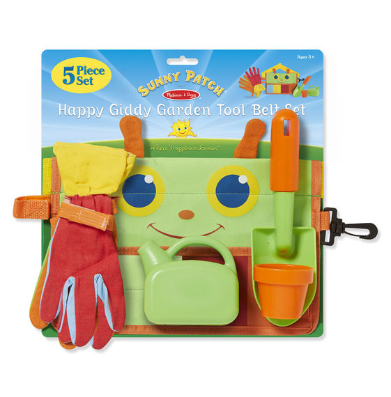Happy Giddy Garden Tool Belt Set