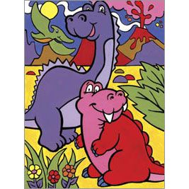 MY FIRST PAINT BY NUMBERS DINOSAURS