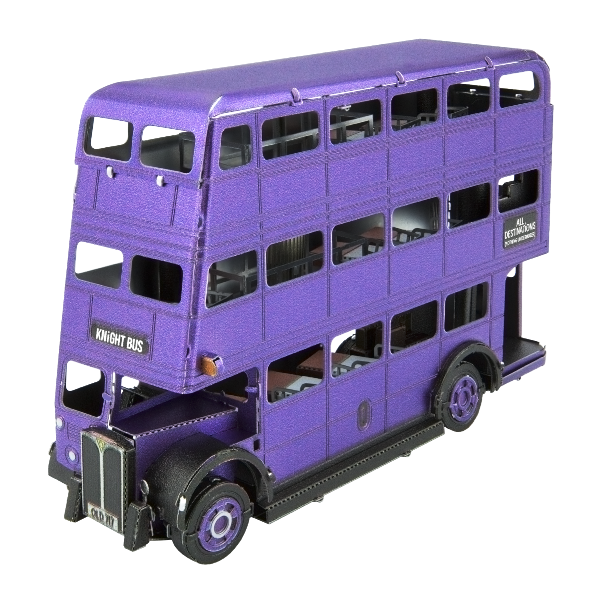 Purple 2024 bus toy