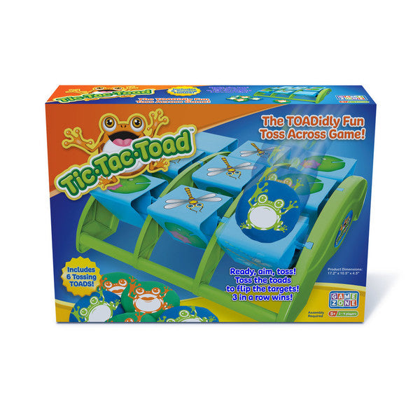 Tic-Tac-Toad-Toss Across Game