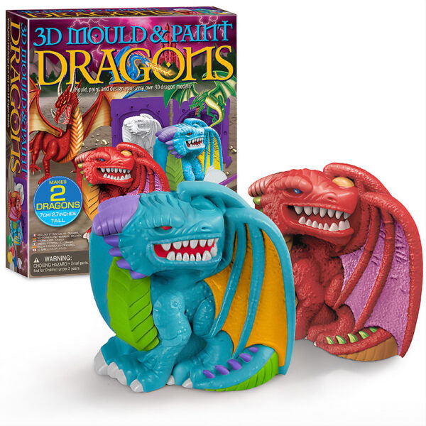 3D Mould & Paint Dragons