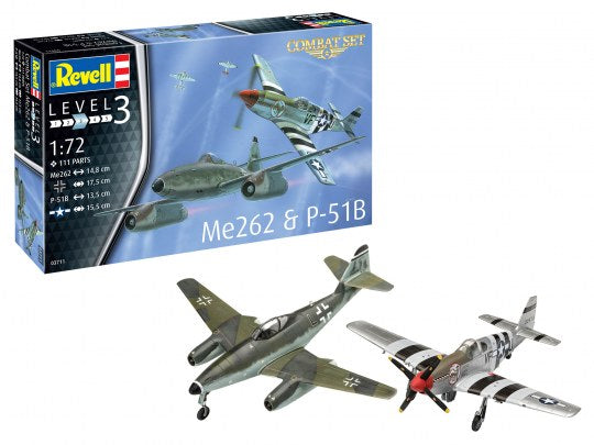 Me262 & P-51B 1/72