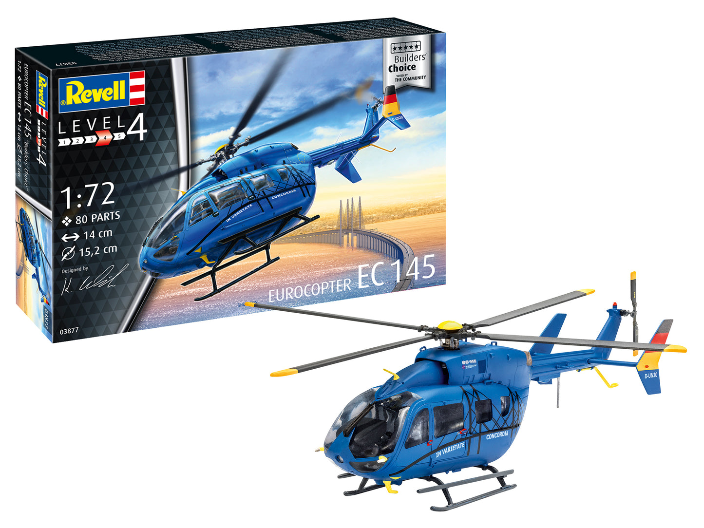 Eurocopter EC 145 1/72 Level 4