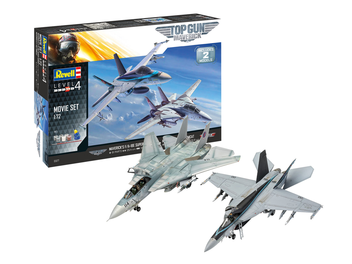 Top Gun Gift Set 1/72 Starter Kit