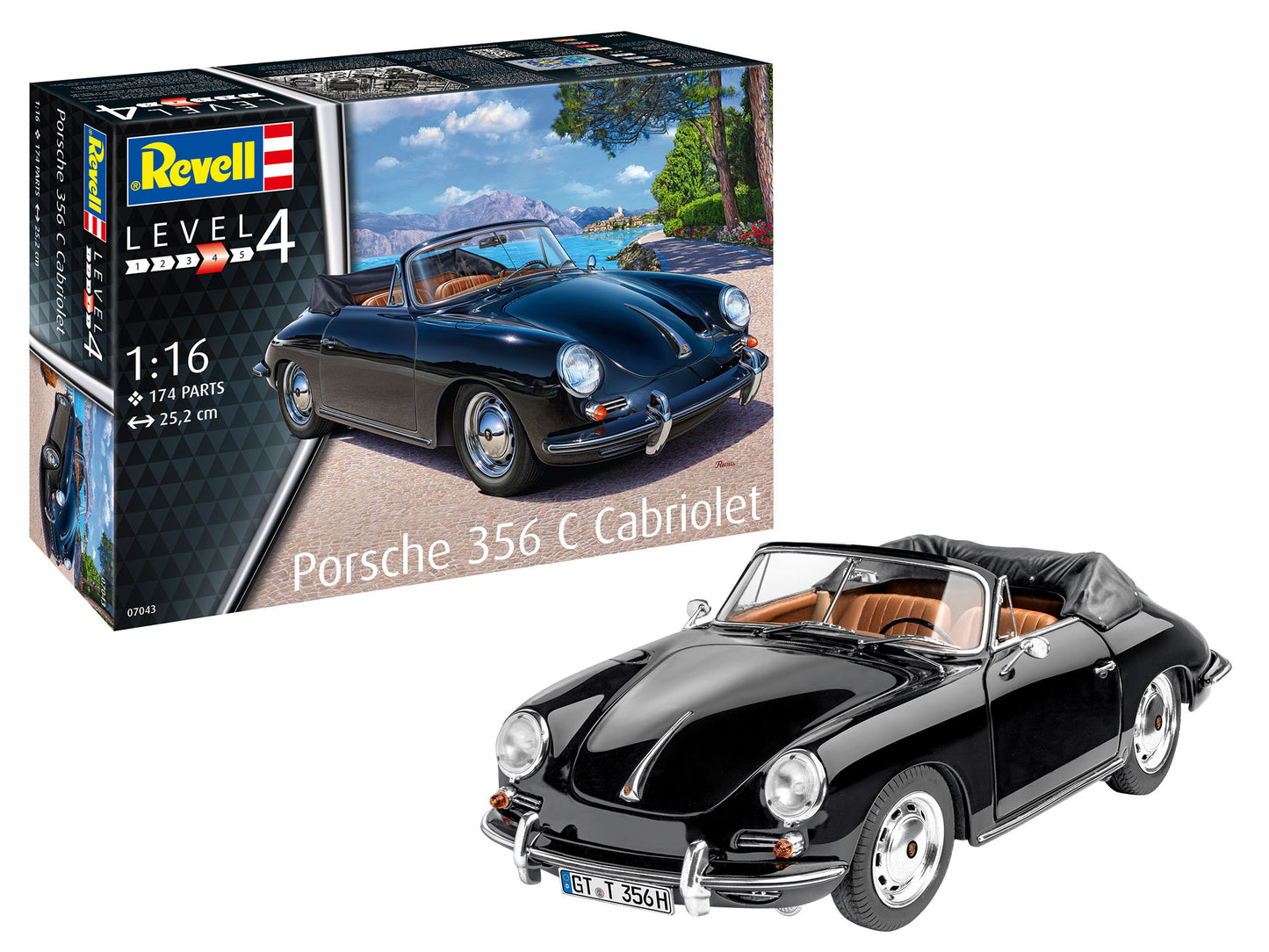 Porsche 356 C Cabriolet 1/16