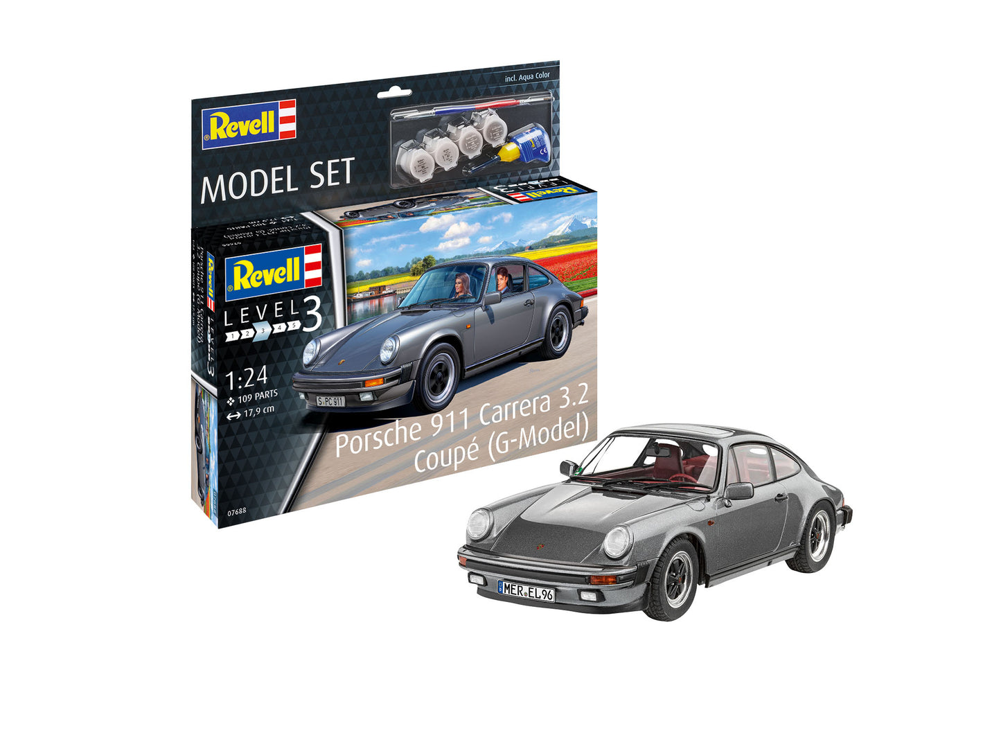 Porsche 911 Carrera 3.2 1/24 Starter Kit