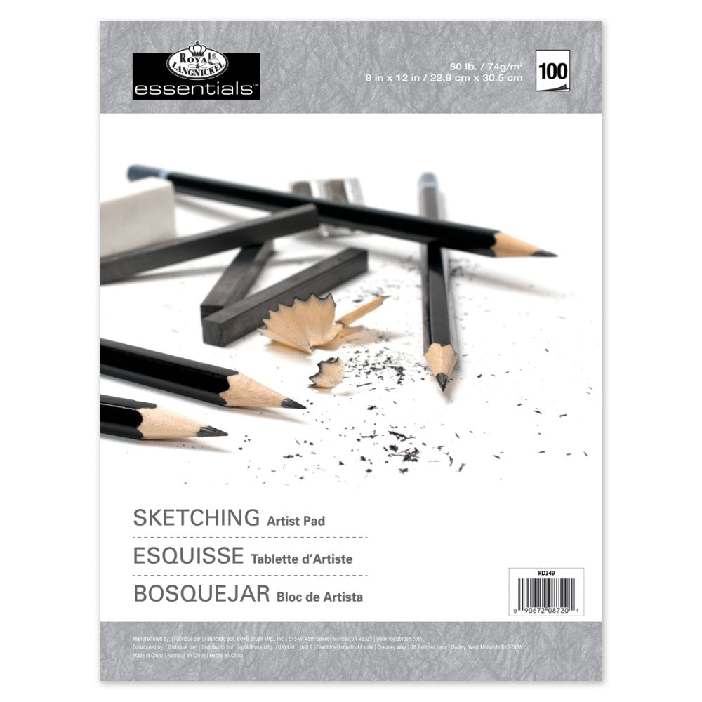 9X12" 50 lb Sketching Artist Pad