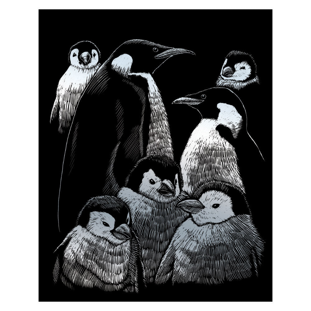 Silver Foil Penguins 2