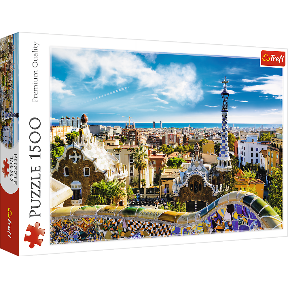 Park Guell, Barcelona 1500pc