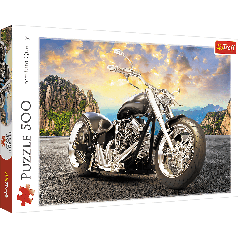 Black Motorcycle 500pc