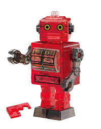 3D Crystal Robot Puzzle Level 1