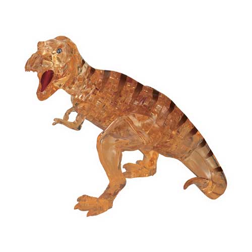 3D Crystal T-Rex Brown Level 3