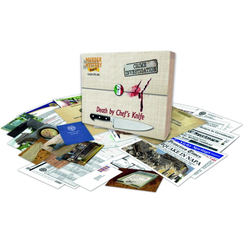 Murder Mystery Party - Case Files - Death by Chef's Knife