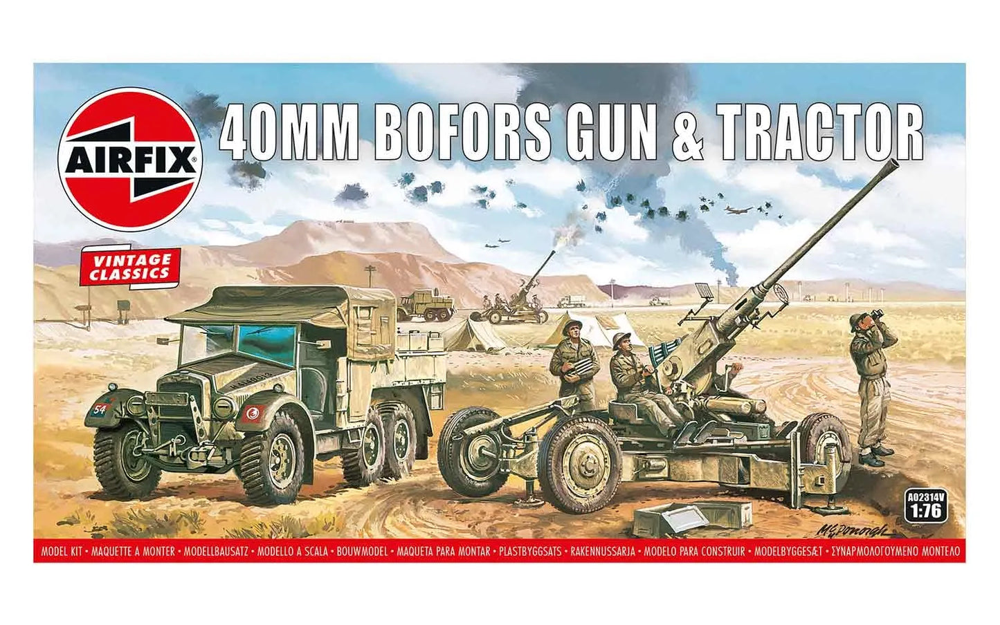 Bofors 40MM Gun & Tractor 1/76