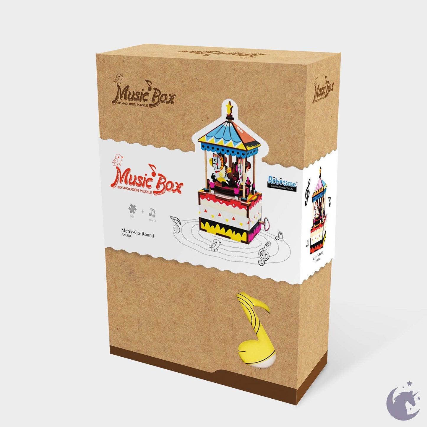 DIY Wooden Music Box - Merry Go Round