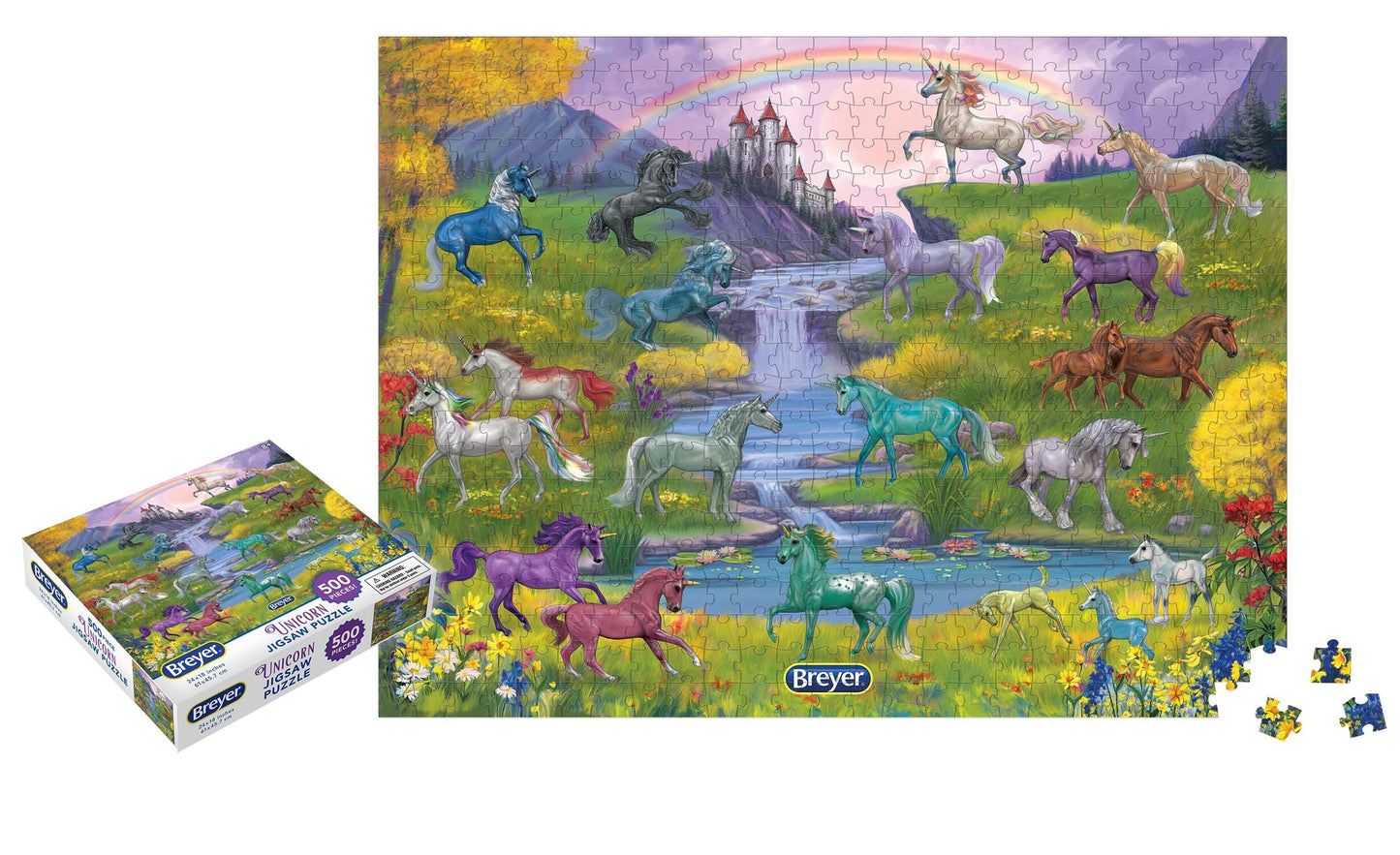 Breyer Unicorn Puzzle 500pc