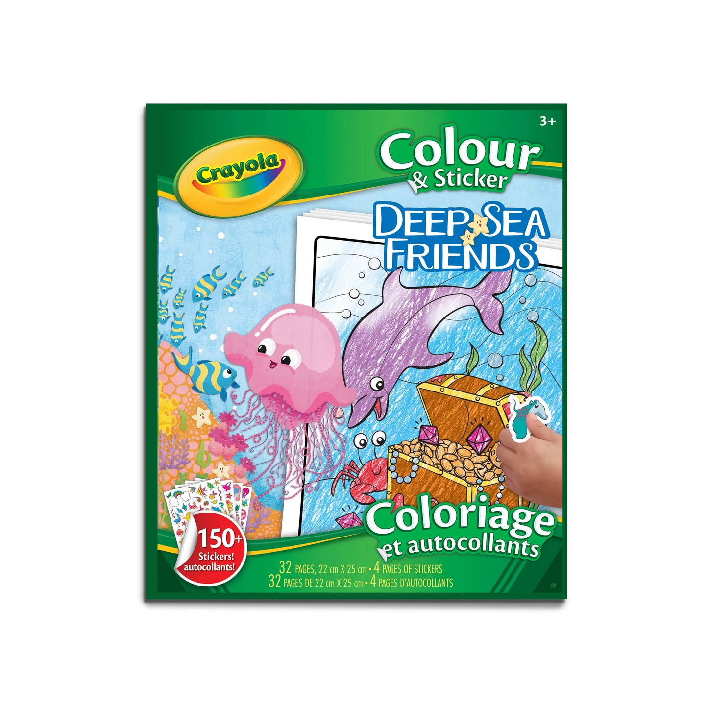 Deep Sea Friends Colour & Sticker Book