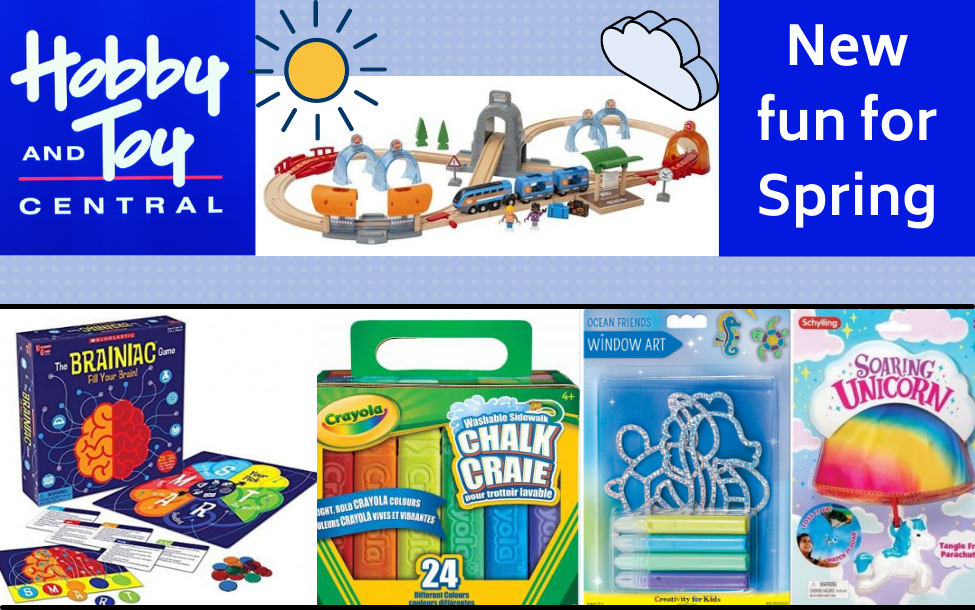 Brand new toys for kids this spring – Hobby and Toy Central