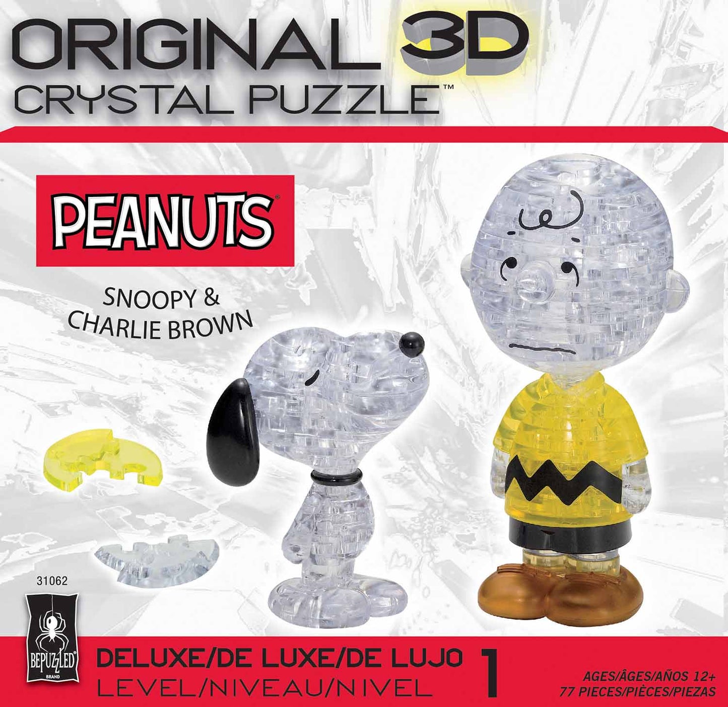 3D Crystal Puzzle Snoopy & Charlie Brown