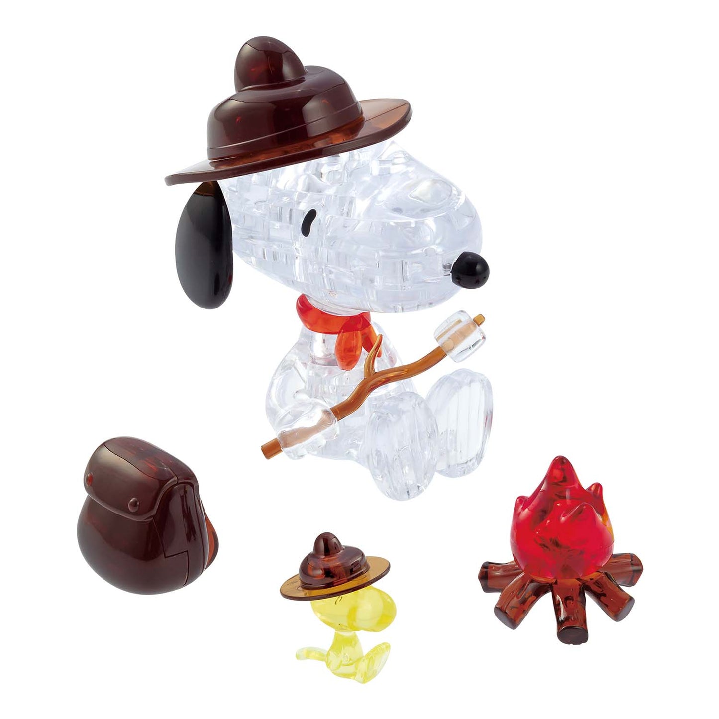 3D Crystal Snoopy Campfire Puzzle
