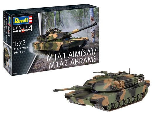 M1A1 AIM (SA) M1A2 Abrams 1/72