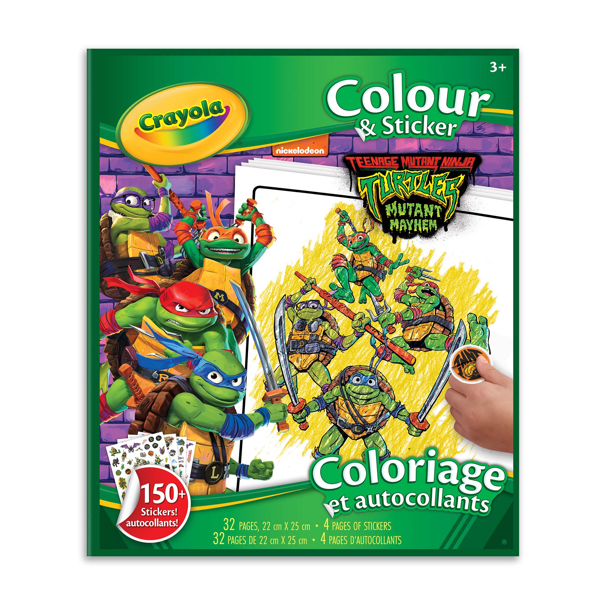 Colour & Sticker Teenage Mutant Ninja Turtles – Hobby and Toy Central