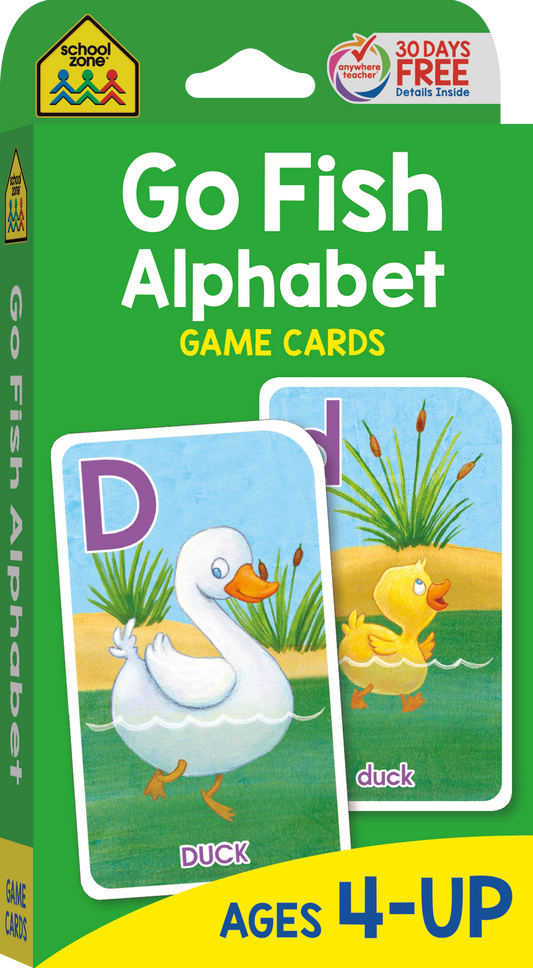 Go Fish Alphabet Game Cards