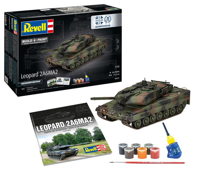 70 Years Bundeswehr Leopard 2A6MA2 1/35 Starter Kit