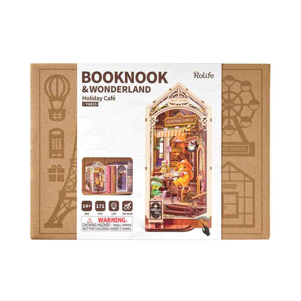 DIY Book Nook Holiday Cafe