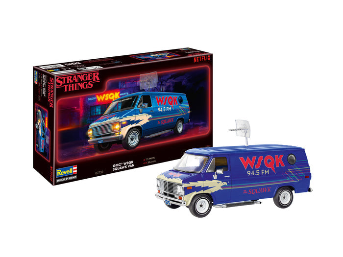 Stranger Things GMC WSQK Squawk Van 1/25