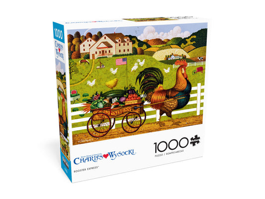 Charles Wysocki Rooster Express 1000pc