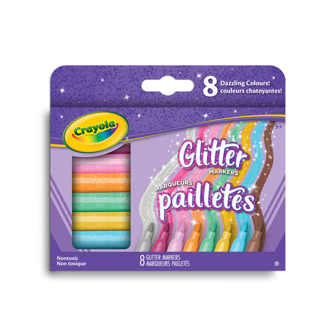 Glitter Markers 8pc