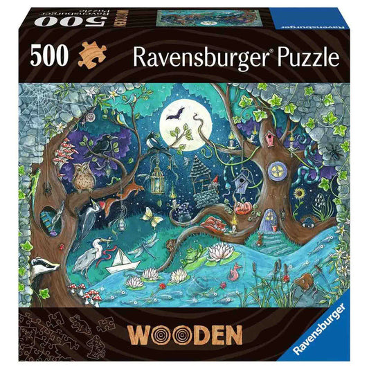Fantasy Forest Wooden Puzzle 500pc