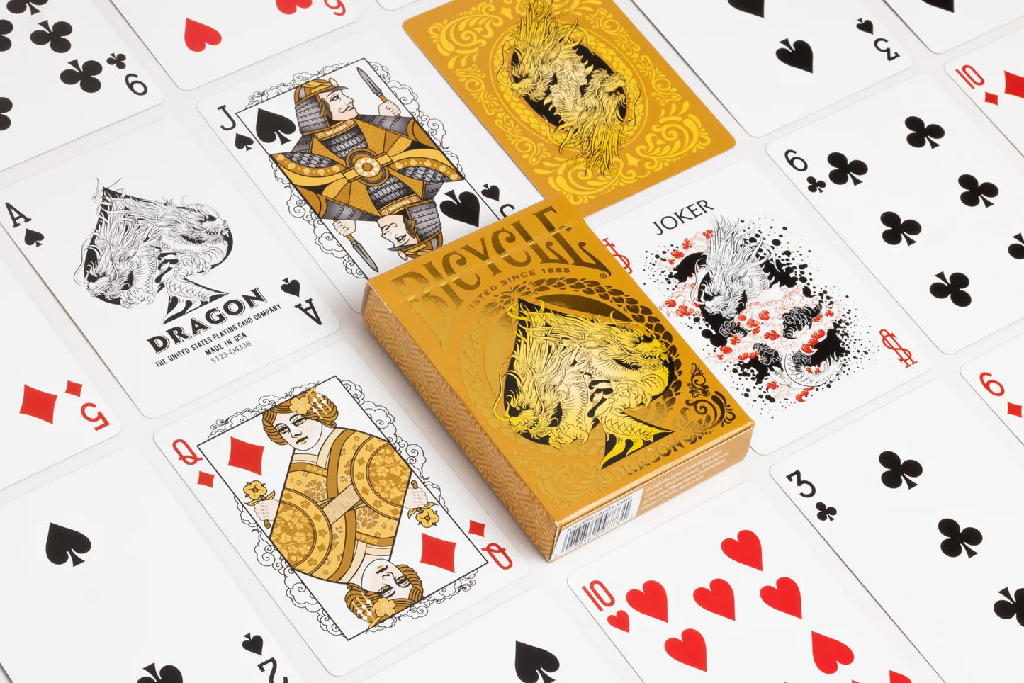 Bicycle Dragon Gold Playing Cards