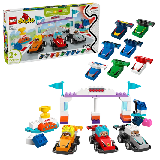 Duplo F1 Team Racing Cars & Drivers