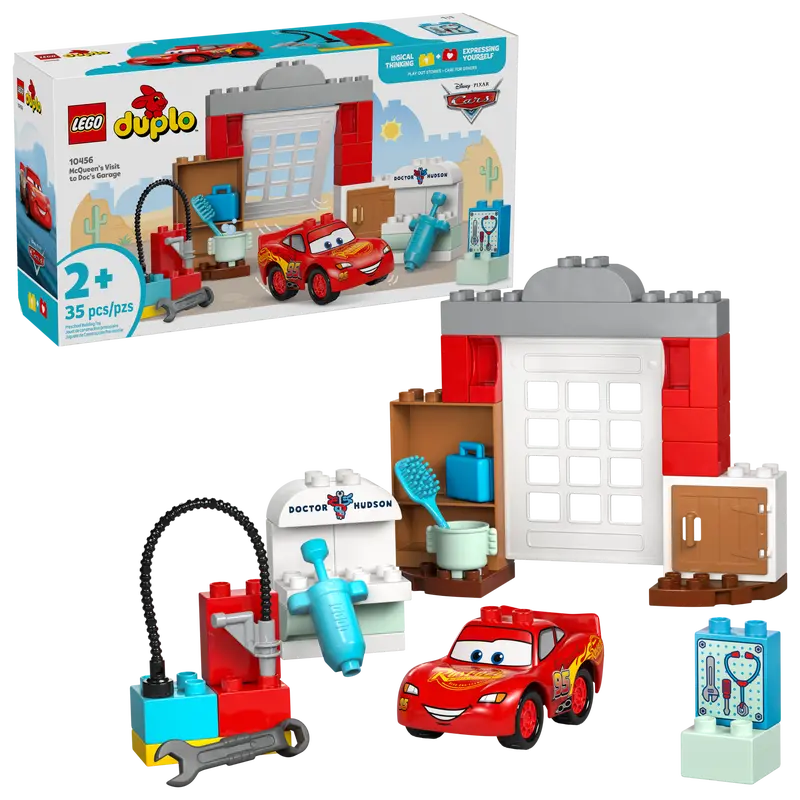 Duplo McQueen's Visit to Doc's Garage