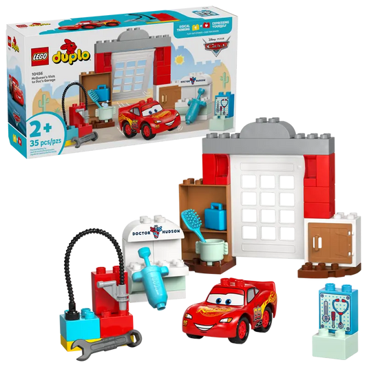 Duplo McQueen's Visit to Doc's Garage