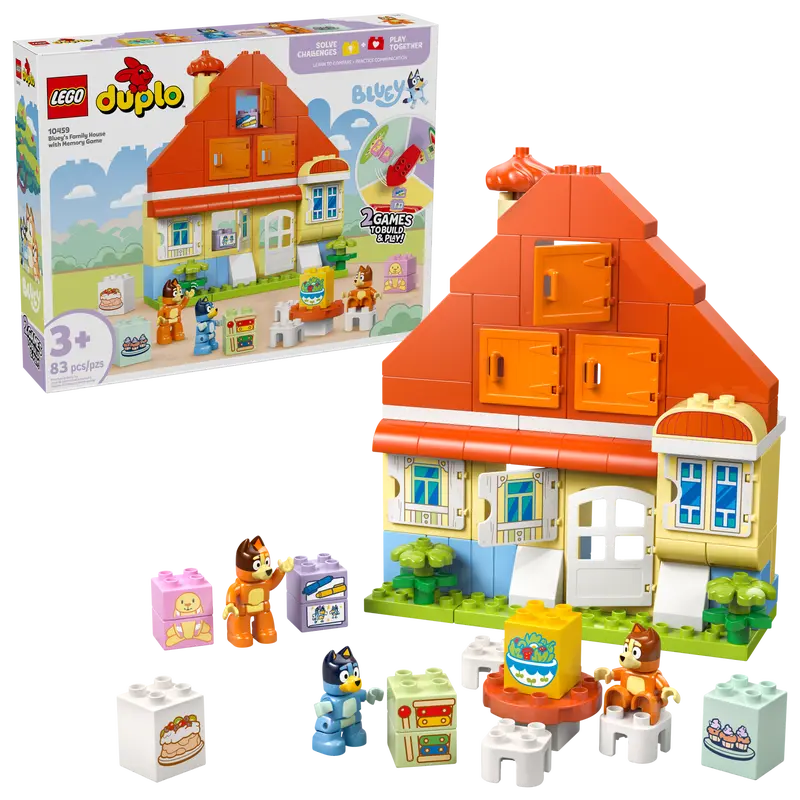 Duplo Bluey's Family House with Memory Game