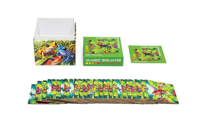 Magic Square Puzzle Frogs 25pc