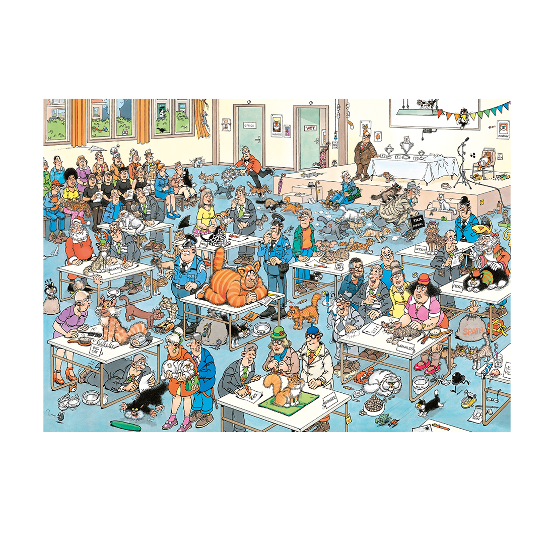 Kattenshow 1000pc JVH